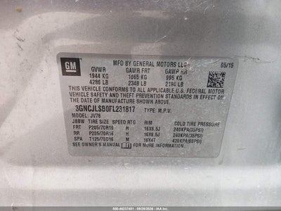 2015 CHEVROLET TRAX 9