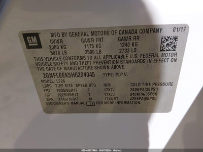 2017 CHEVROLET EQUINOX 9