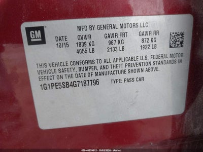 2016 CHEVROLET CRUZE LIMITED 9
