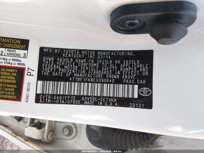 2014 TOYOTA CAMRY 9