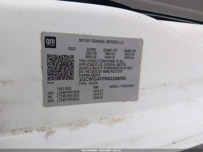 2022 CHEVROLET EXPRESS CARGO 9