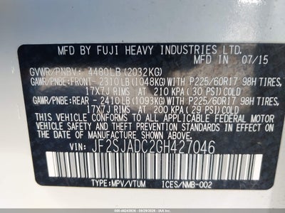 2016 SUBARU FORESTER 9
