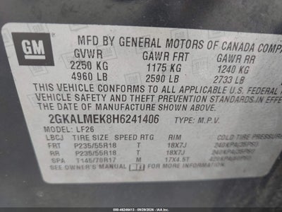 2017 GMC TERRAIN 9