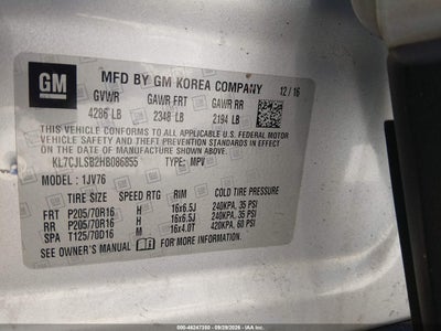 2017 CHEVROLET TRAX 9