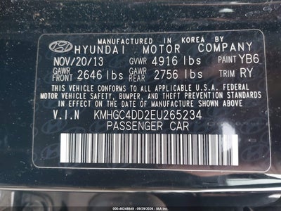 2014 HYUNDAI GENESIS 9