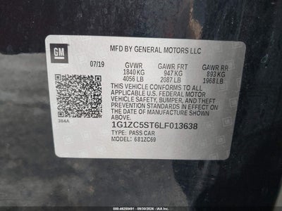 2020 CHEVROLET MALIBU 9