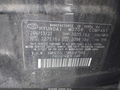 2021 HYUNDAI IONIQ HYBRID 9