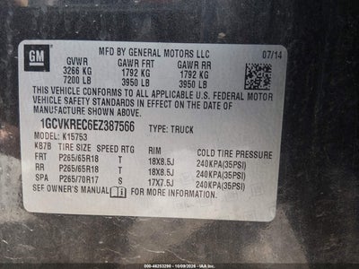 2014 CHEVROLET SILVERADO 1500 9