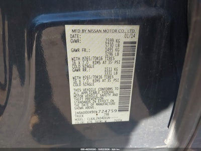 2014 NISSAN FRONTIER 9