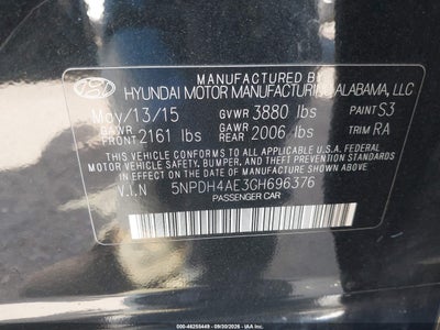 2016 HYUNDAI ELANTRA 9
