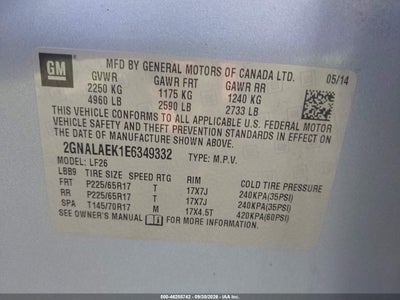2014 CHEVROLET EQUINOX 9