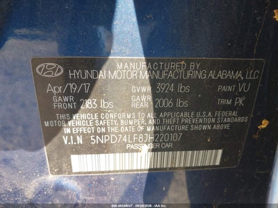 2018 HYUNDAI ELANTRA 9