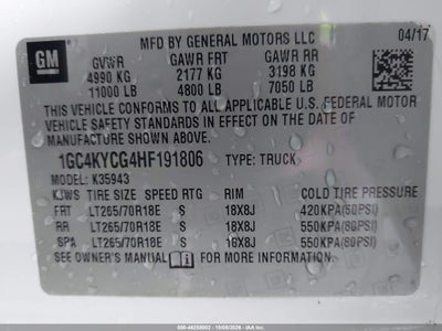 2017 CHEVROLET SILVERADO 3500HD 9