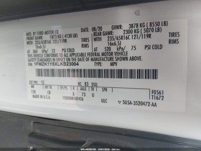 2020 FORD TRANSIT-150 PASSENGER VAN 9