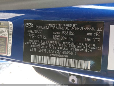 2021 HYUNDAI ELANTRA 9