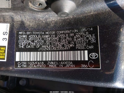2014 TOYOTA PRIUS V 9