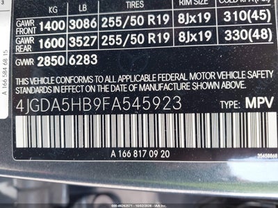 2015 MERCEDES-BENZ ML 350 9