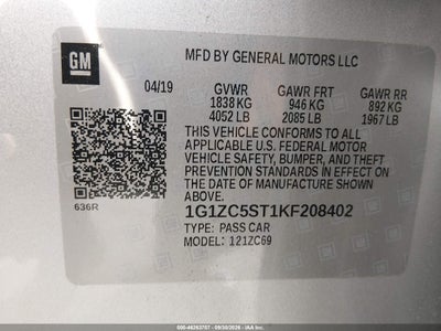 2019 CHEVROLET MALIBU 9