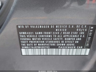 2015 VOLKSWAGEN JETTA 9