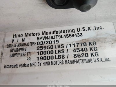 2020 HINO 258/268 8