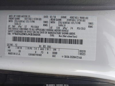 2018 FORD TRANSIT-350 9