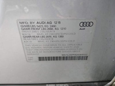 2016 AUDI Q5 9