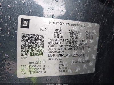 2019 GMC ACADIA 9