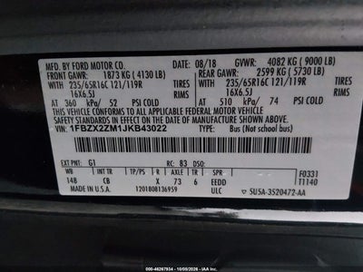 2018 FORD TRANSIT-350 9