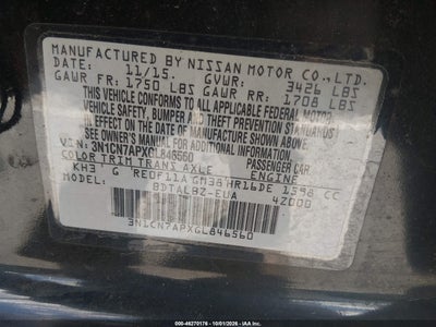 2016 NISSAN VERSA 9