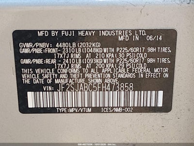 2015 SUBARU FORESTER 9
