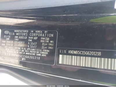 2016 KIA SEDONA 9