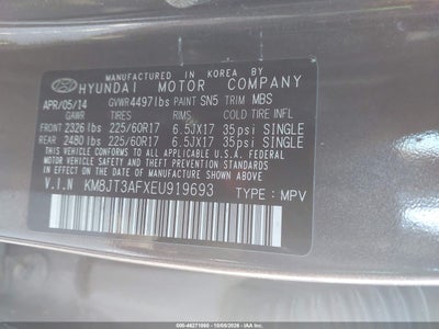 2014 HYUNDAI TUCSON 9
