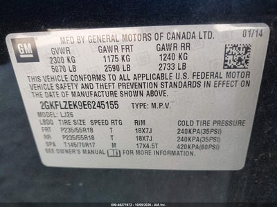 2014 GMC TERRAIN 9