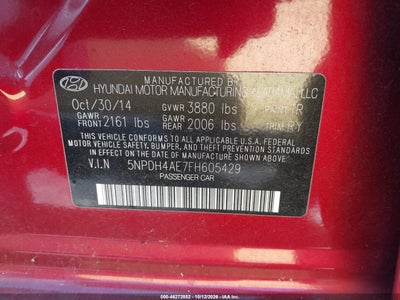 2015 HYUNDAI ELANTRA 9