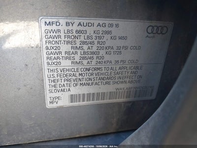 2017 AUDI Q7 9