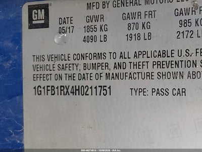 2017 CHEVROLET CAMARO 9