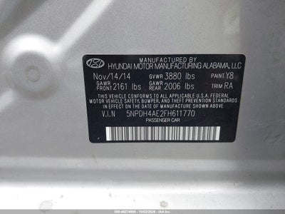 2015 HYUNDAI ELANTRA 9