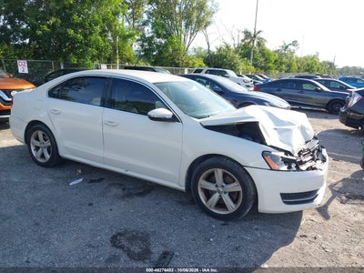 2012 VOLKSWAGEN PASSAT 2.5L SE