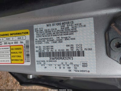 2016 FORD FUSION 9