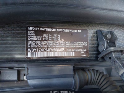 2015 BMW I3 8