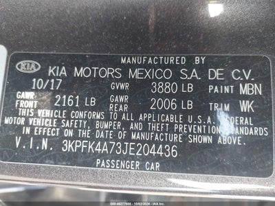 2018 KIA FORTE 9