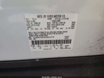 2016 FORD EXPLORER 9