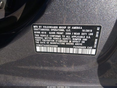2014 VOLKSWAGEN PASSAT 9