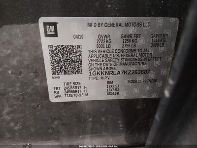 2019 GMC ACADIA 9
