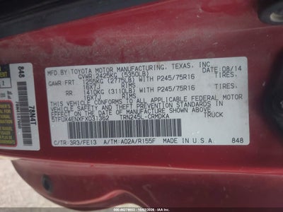 2015 TOYOTA TACOMA 9