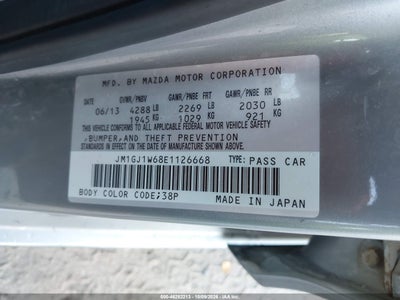 2014 MAZDA MAZDA6 9