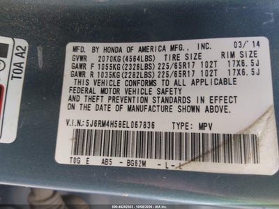 2014 HONDA CR-V 9