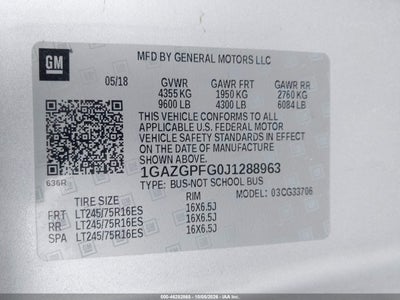 2018 CHEVROLET EXPRESS 3500 9
