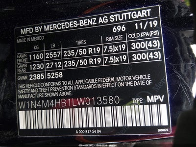 2020 MERCEDES-BENZ GLB 250 9