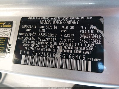 2014 HYUNDAI SANTA FE SPORT 9